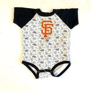San Francisco Giants Baseball One Piece Ringer MVP Majestic Size 18mo Unisex